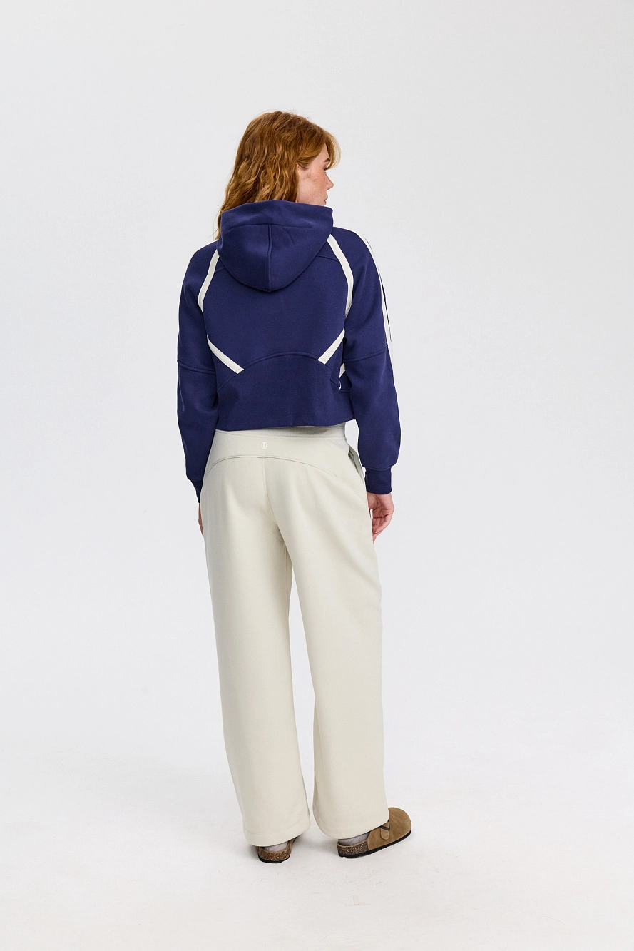 Худи оверсайз 1/2 zip с контрастными полосками UL - 5 