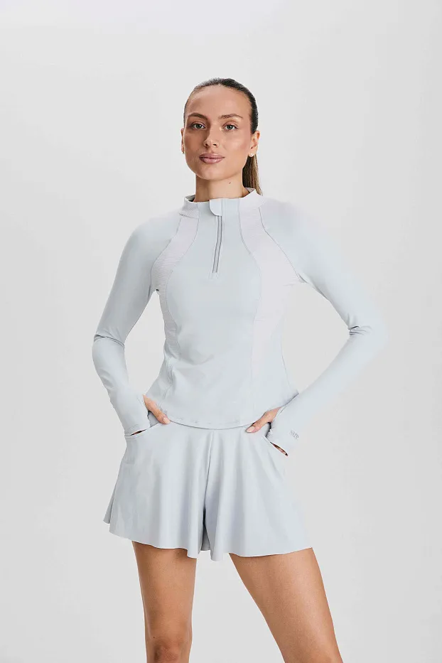Рашгард 1/2 zip с охлаждающим эффектом
