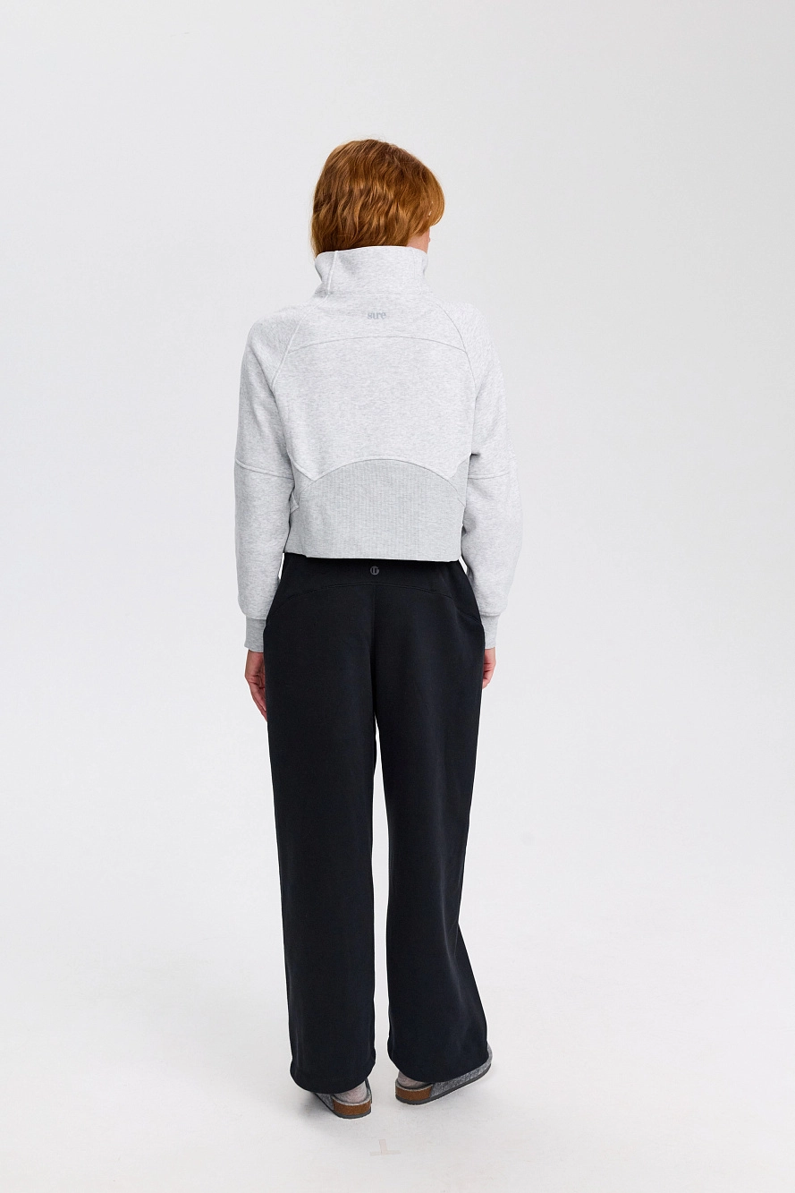 Свитшот оверсайз 1/2 zip с воротником UL - 5 
