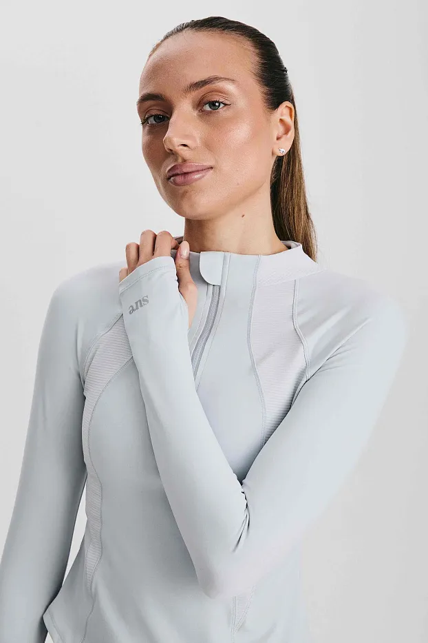 Рашгард 1/2 zip с охлаждающим эффектом