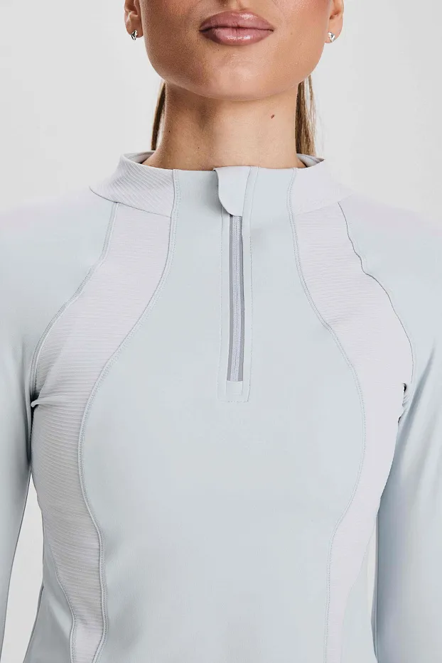 Рашгард 1/2 zip с охлаждающим эффектом